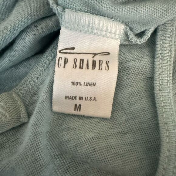 CP Shades Light Blue Sleeveless Linen Top - Picture 5 of 5